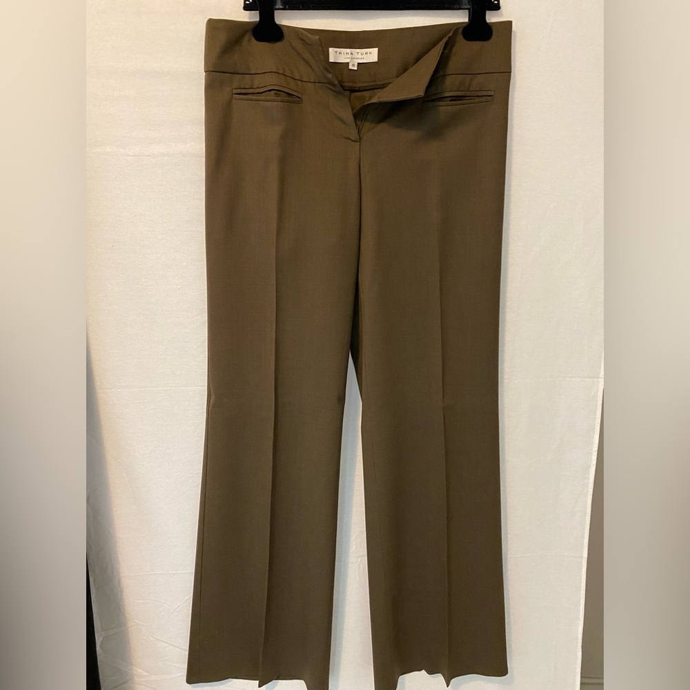 TRINA TURK- womens brown trousers
